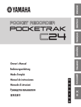 Yamaha POCKETRAK C24 Owner's manual