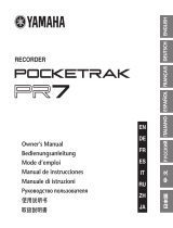 Yamaha POCKETRAK Owner's manual