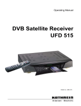 Kathrein Satellite TV System UFD 515 User manual
