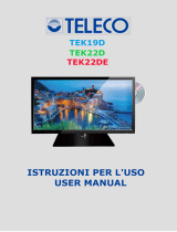 Teleco Televisori TEK19D 22D 22DE User manual