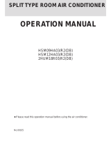 Haier 2HUM18R03/R2(DB) Operating instructions