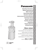 Panasonic MJ-L501 Owner's manual