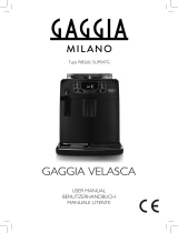 Gaggia RI8260/01 Owner's manual
