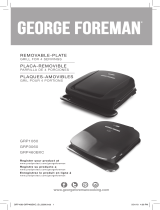 George Foreman GRP460BXC User guide