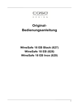 Caso WineSafe 18 EB Black Operating instructions