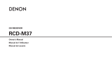 Denon D-M37 Owner's manual