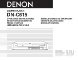 Denon DN-C615 User manual