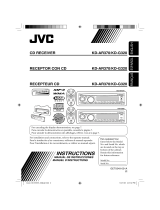 JVC CD Player KD-AR370 User manual