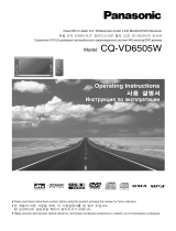 Panasonic CQ-VD6505W User manual