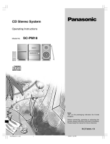 Panasonic SCPM18GN Owner's manual