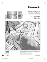 Panasonic SC-PM18 User manual