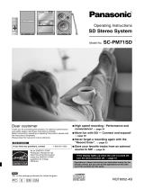 Panasonic SCPM71SD Owner's manual