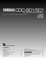 Yamaha CDC-501 User manual