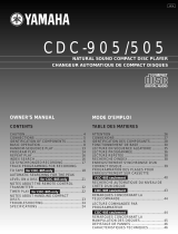 Yamaha CDC-505 Owner's manual