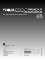 Yamaha CDC-555 User manual