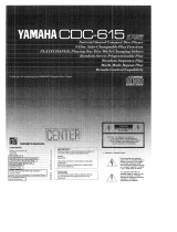 Yamaha CDC-615 Owner's manual