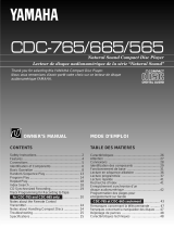 Yamaha CDC-665 Owner's manual