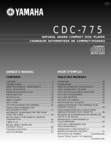 Yamaha CDC-775 User manual
