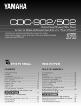 Yamaha CDC-902 User manual