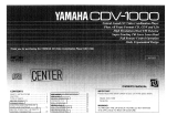 Yamaha CDV-1000 Owner's manual