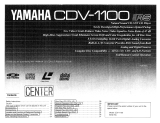 Yamaha CDV-1100 Owner's manual