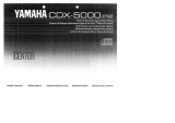 Yamaha CDX-5000 Owner's manual