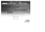 Yamaha CDX-730 Owner's manual