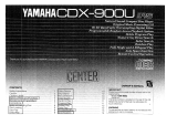 Yamaha CDX-900U Owner's manual