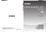 Yamaha CRX-E400 User manual
