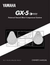 Yamaha GX-5 Owner's manual