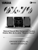 Yamaha GX70 User manual