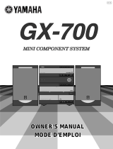 Yamaha GX700 User manual