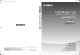 Yamaha MCR-E410 Owner's manual