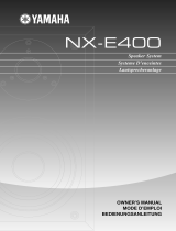 Yamaha RX-E400 Owner's manual