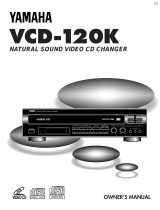 Yamaha VCD-120K User manual