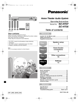 Panasonic SCHT05 Owner's manual