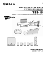 Yamaha TSS-15 Owner's manual