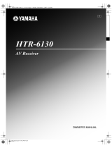 Yamaha HTR-6130 Owner's manual