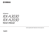 Yamaha RX-A3030 Owner's manual