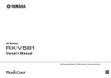 Yamaha RX-V581 Owner's manual