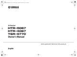 Yamaha TSR-5770 Owner's manual