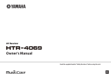 Yamaha HTR-4069 Owner's manual