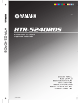 Yamaha HTR-5240RDS User manual