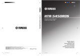 Yamaha HTR-5450RDS User manual
