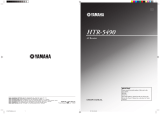 Yamaha HTR-5490 User manual