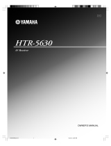 Yamaha HTR-5630 User manual