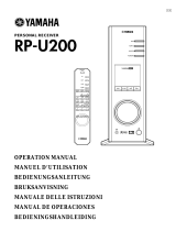 Yamaha RP-U200 Owner's manual