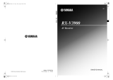 Yamaha RX-V3900 User manual