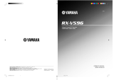 Yamaha RX-596 User manual