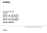 Yamaha RX-A2040 Owner's manual